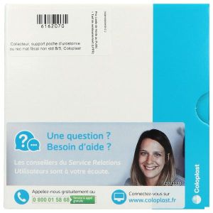 SENSURA MIO CLICK SUPPORT CONVEX FIT Support porte-poche semi-convexe, système 2 pièces, 40 mm, découp de 10 mm à 20 mm (ref. 165600), bt 5