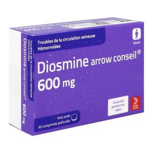 DIOSMINE QUIVER 600 mg comprime pellicule B/30