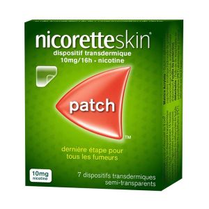 NICORETTESKIN Dispositif transdermique 10 mg/16 heures, boîte 7 sachets