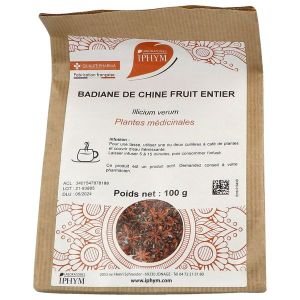 BADIANE DE CHINE IPHYM Fruit de badiane de Chine, vrac, sac 100 g
