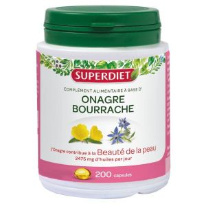 Superdiet Onagre / Bourrache - 200 capsules