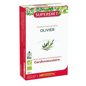 Superdiet Olivier Bio - coffret 20 ampoules de 15 ml