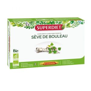 Superdiet Sève de Bouleau Bio - coffret 20 ampoules de 15 ml