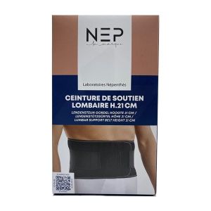 Ceinture Lombaire H21Cm T3 Noir Nep