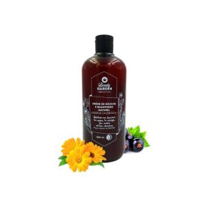 Beauty Garden Crème de douche et shampoing naturel au Cassis BIO - 500 ml
