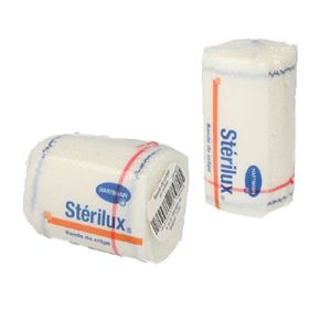 Sterilux Crepe Coton Elastique 4M*10Cm Ref:241636/0 Bande 1