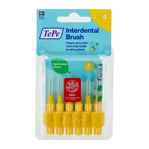 Tepe Interdental Brush 0,7Mm Jaune (Brossette Interdentaire) Bros/Dent 6