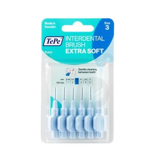 Tepe Brossettes Interdentaires Extra Souple Blister 0.6 Bleue 6