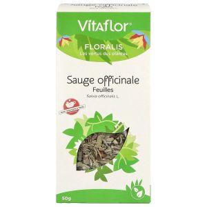 SAUGE VITAFLOR Feuille de sauge, vrac, bt 50 g