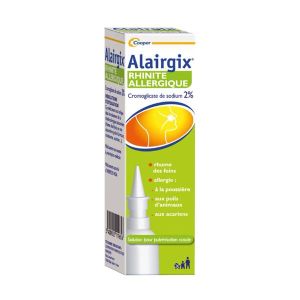 Alairgix Rhinite Allergique Cromoglicate De Sodium 2% Solution Pour Pulverisation Nasale 1 Flacon(S) Pulverisateur(S) Polyethylene De 15 Ml