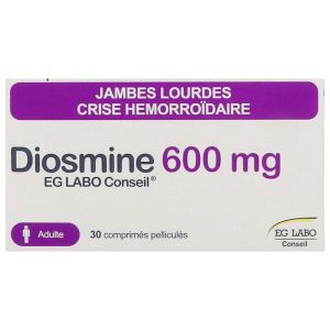 DIOSMINE EG 600 MG COMPRIME PELLICULE B/30