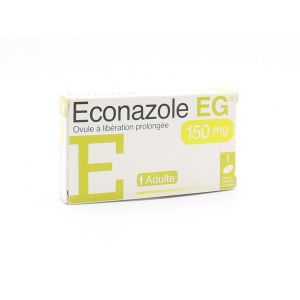 Econazole Eg Lp 150 Mg Ovule A Liberation Prolongee