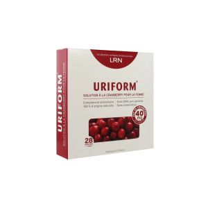 LRN Uriform Santé et Protection Urinaire de la Femme 28 Comprimés