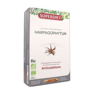 Superdiet Harpagophytum Bio - coffret 20 ampoules de 15 ml