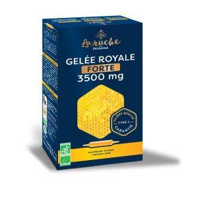 Dietaroma Gelée Royale forte 3500 mg BIO - 20 ampoules de 15 ml
