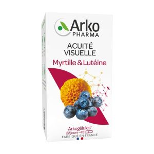 ARKOGELULE ARKOGELULES MYRTILLE & LUTEINE FLACON 45