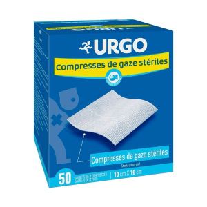 Urgo Compresse Sterile Tissee 10*10Cm (50 Sachets De 2 Compresses) 100