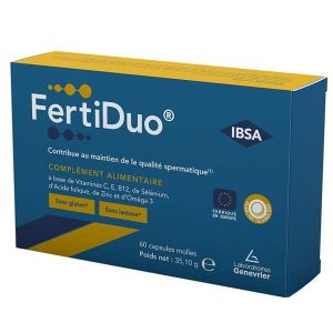 FertiDuo 60 Capsules Maintien de la Qualité Spermatique