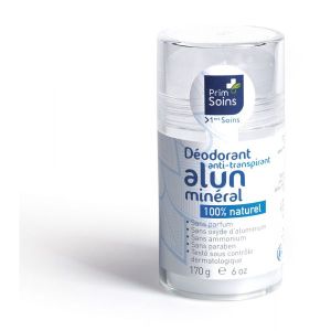 Prim'Soins Déodorant Alun naturel 100% naturel - stick 170 g