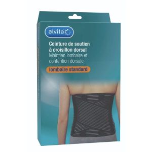Alvita Ceinture Lombaire Renforce - Nouvelle Formule: Tissus/Mousse + Dense/Technicite Ceint Lomb 26 Cm T4 1