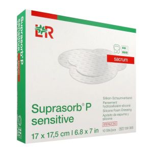 SUPRASORB P SENS SACRUM 17X17,5 (PANSEMENTS HYDROCELLULAIRE SILICONE) BOITE CM 10