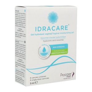 IDRACARE GEL HYDRATANT VAGINAL Gel vaginal hydratant pour usage intime, unidose, bt 8