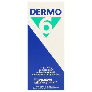 Dermo-6 1,2 G/100 G Solution Pour Application Cutanee 1 Flacon(S) Polyethylene Haute Densite (Pehd) De 200 Ml