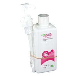 Hibiscrub 4 Pour Cent Solution Moussante 1 Flacon(S) Polyethylene Haute Densite (Pehd) De 500 Ml