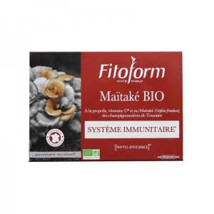 Fitoform - Maitaké, vitamine C BIO - 20 ampoules de 10 ml