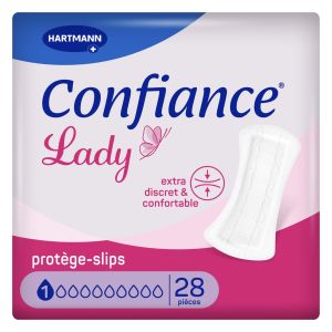 Confiance Lady 1 Goutte Protection Anatomique Sachet 28