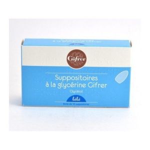 Suppositoire A La Glycerine Gifrer Nourrissons Suppositoire B/10