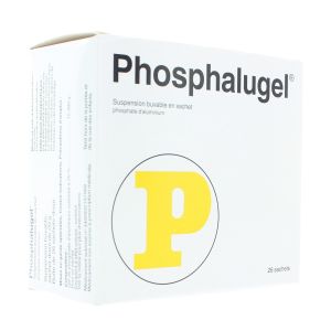Phosphalugel (Aluminium Phosphate) Suspension Buvable En Sachet-Dose B/26