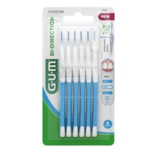 Gum Interdentaire Proxabrush Bi-Direction Micro 6Cyl 2314 Brosset 6