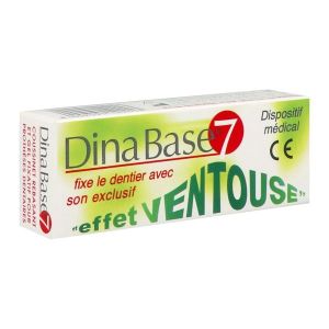 DINABASE 7 Pâte thermoplastique fixative pour prothèse dentaire, dispositif médical, tube 20 g