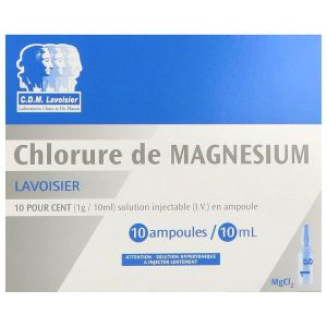 Chlorure De Magnesium 1000 Mg/10 Ml Lavoisier Solution Injectable En Ampoule B/10
