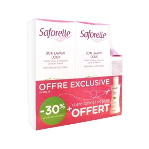 Saforelle Solution Lavante Douce Sav Liq Fl 500 Ml Promo 3