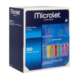 Microlet lancet color silic200