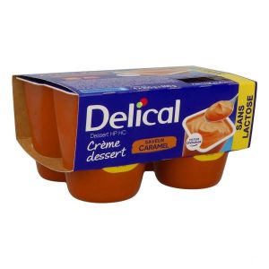 Delical Creme Dessert Hp Hc Caramel Sans Lactose - Nouvelle Formule Pot 200 G 4