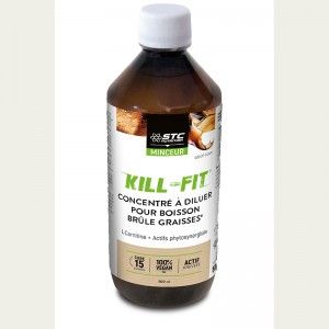 STC Nutrition Kill-Fit concentré à diluer pour boisson brule graisse - Bouteille 500 ml
