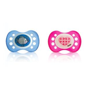 Dodie Sucette Avec Teterelle Anatomique En Silicone: Ds Cette Collection Le Bouton Peut* +6 Mois 1