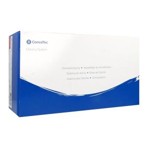 NATURA PLUS INVISICLOSE POCHE OUVERTE STANDARD Poche vidable avec filtre, système 2 pièces, opaque, diamètre 57 mm (ref. 423383), bt 30