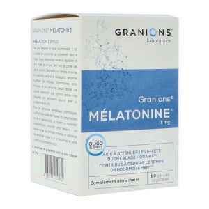 Granions Melatonine 1 mg 60 Gélules