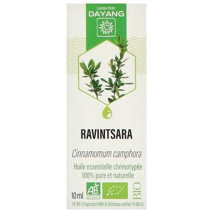 DAYANG HUILE ESSENTIELLE BIO Huile essentielle, complément alimentaire à base de ravintsara HECT, fl 10 ml