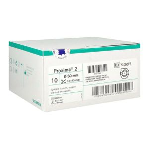 PROXIMA2+ SUPPORT STANDARD Support porte-poche Standard, double protection, à découper, diamètre 50 mm (ref. 73050FR), bt 10