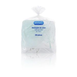 COTON ALVITA RECTANGLE SACH 200