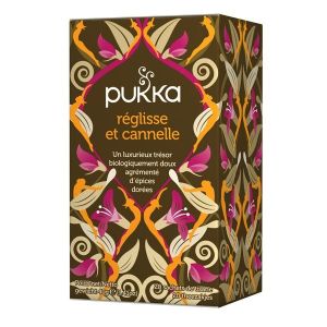 Pukka - Infusion Réglisse & Cannelle (Licorice & Cinnamon) BIO - boite de 20 sachets