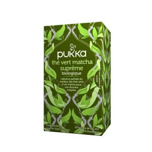 Pukka Thé vert Matcha suprême (Supreme green matcha) BIO - boîte de 20 sachets