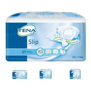 Tena Slip Plus X Small - Voile Exterieur Doux Et Respirant 30