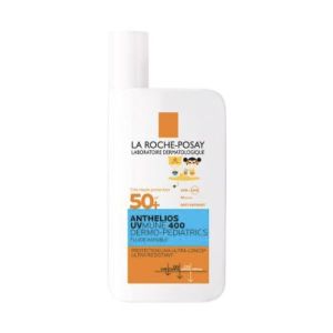 ANTHELIOS UVMUNE 400 DERMO PEDIATRICS FLUIDE SOLAIRE SPF 50+ Fluide solaire invisible très haute protection, SPF 50+, tube 50 ml