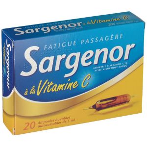 Sargenor A La Vitamine C Solution Buvable En Ampoule B/20